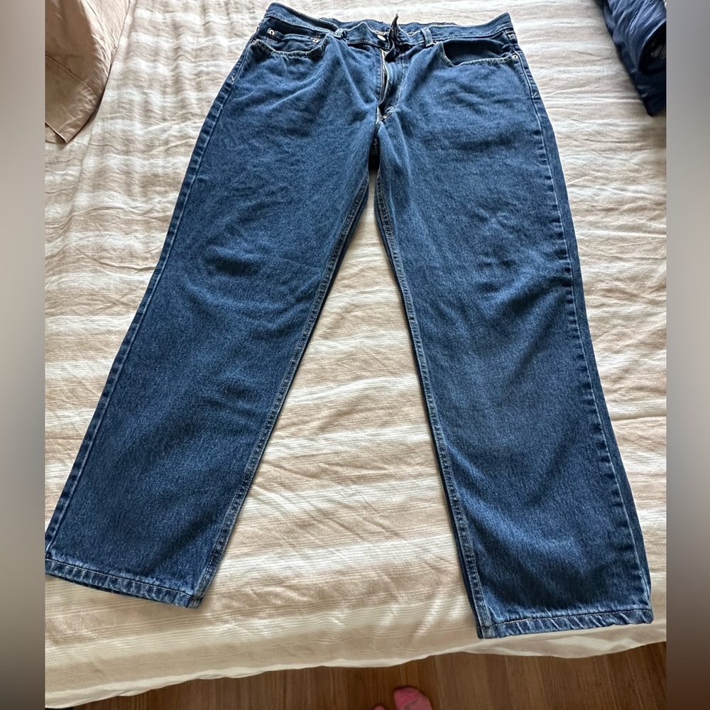 Levi’s 550 Men’s 38 X 30 Blue Medium Wash Relaxed Fit Straight Legs Jeans